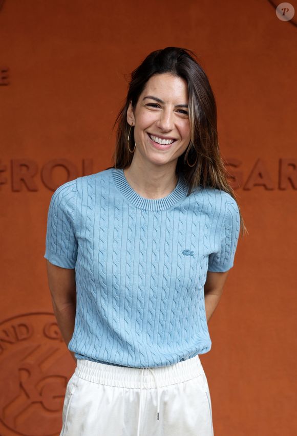 Helene Mannarino au village lors des Internationaux de France de Tennis de Roland Garros 2025. Paris, le 28 mai 2025. 
© Jacovides / Moreau / Bestimage