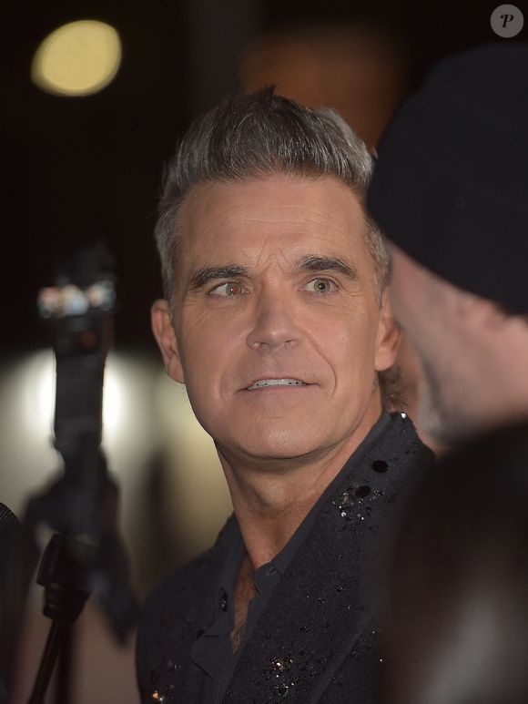 Robbie Williams, à la première de "Better Man" à Rome, le 6 décembre 2024. Backgrid UK/ Bestimage