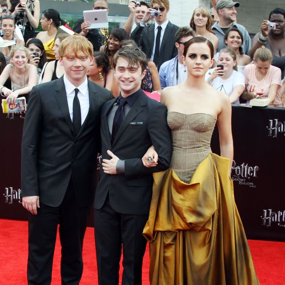 "Il est tout en bas de la liste pour moi", explique-t-il.

Rupert Grint, Emma Watson et Daniel Radcliffe à la première d'Harry Potter et les Reliques de la mort - Partie 2 à New-York. Photo par FAME PICTURES / BESTIMAGE