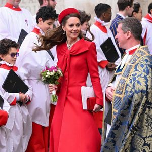 Catherine (Kate) Middleton, princesse de Galles, - La famille royale britannique célèbre le 76ème Commonwealth Day à l'abbaye de Westminster à Londres, le 10 mars 2025.