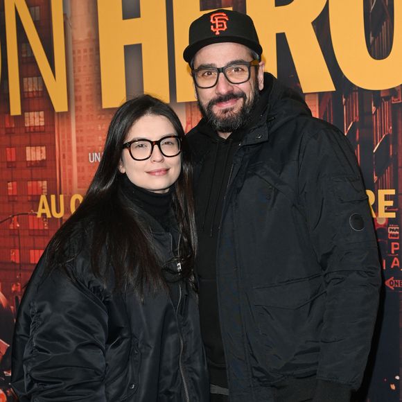 Lucie Bernardoni et son mari Patrice Maktav - Avant-première du film "Mon héroïne" au cinéma UGC Normandie à Paris. © Coadic Guirec/Bestimage