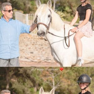 La story partagée par Giulia Sarkozy sur Instagram pour l'anniversaire de son père, Nicolas Sarkozy.