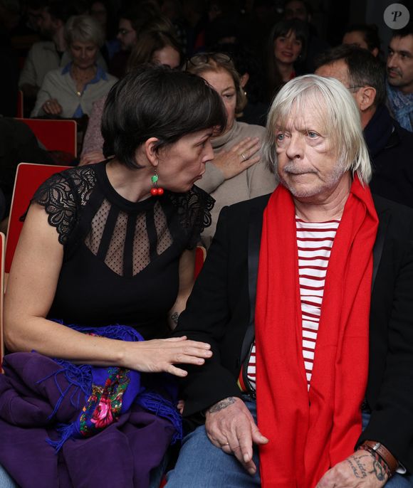 Renaud (Séchan) et sa femme Cerise lors du "Hyper Week-end Festival" a Radio France, le 24 janvier 2025. © Denis Guignebourg / Bestimage