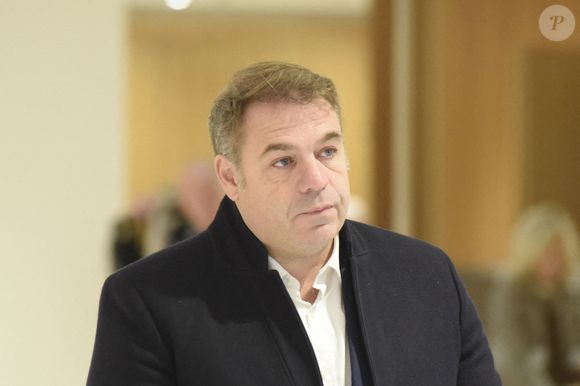 Le PDG de la société de communication Frédéric Chatillon arrive au tribunal de grande instance de Paris, à Paris, le 6 novembre 2019, avant le procès pour escroquerie. Sept personnes dont des responsables du parti RN comparaissent pour être jugées sur le financement de la campagne électorale entre 2012 et 2015 grâce à une escroquerie à l'encontre de l'État français. Photo by Patrice Pierrot/ABACAPRESS.COM