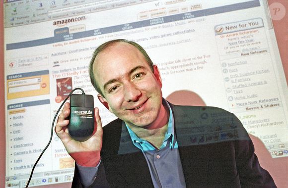 Photo d'archives de Jeff Bezos, 2000. Photo by Imago/ABACAPRESS.COM