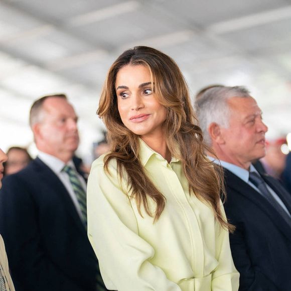 La princesse Lalla Salma de Jordanie reçoit son diplome de l'Université de Caroline du Sud (USC), sous le regard ému de ses parents le roi Abdallah II de Jordanie et la reine Rania de Jordanie. Los Angeles, le 12 mai 2023. (Dana Press / Bestimage).