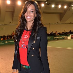 Jade Foret (Lagardère) dans les tribunes du match "Benoît Paire/Fernando Verdasco - Rohan Bopanna/Denis Shapovalov (4/6 - 5/7)" lors du tournoi Rolex Paris Masters 2019, le 30 octobre 2019.
© Perusseau-Veeren/Bestimage