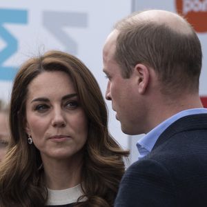 Le prince William, duc de Cambridge, Catherine Kate Middleton, duchesse de Cambridge lors du lancement de la King's Cup, une régate au mois d'août, à Londres le 7 mai 2019. Lors de cet événement, le duc et la duchesse de Cambridge ont déclaré qu'ils sont impatients de rencontrer leur neveu, le fils du prince Harry et de Meghan Markle. AGENCE / BESTIMAGE