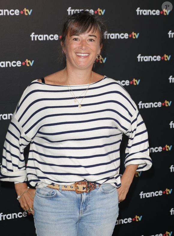 Béatrice de La Boulaye au photocall de la conférence de presse de rentrée de France Télévisions à Paris. © Coadic Guirec/Bestimage