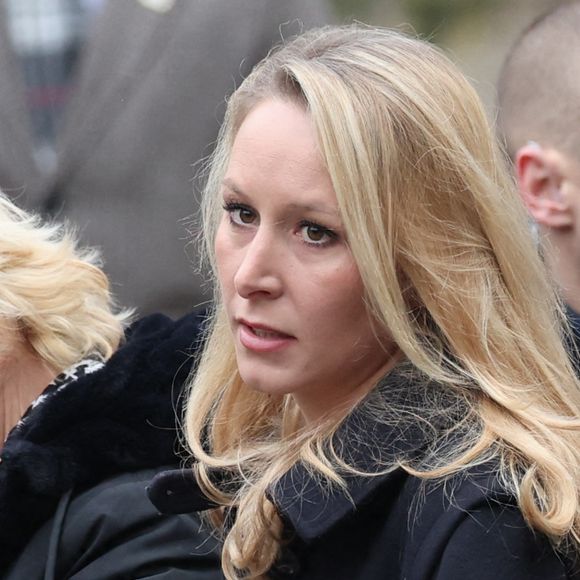 Marion Marechal -  Arrivées à l'hommage à Jean-Marie Le Pen en l’église Notre-Dame du Val-de-Grâce à Paris le 16 janvier 2025.

© Cyril Moreau / Bestimage