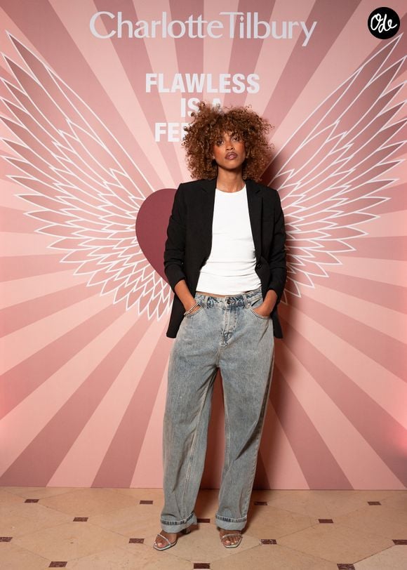 Hanna Lhoumeau au photocall du dîner intimiste organisé par Charlotte Tilbury dans le cadre de l'événement AFF à Paris, France, le 15 septembre 2026. © Pierrick Rocher/BFA.com/Backgrid/Bestimage