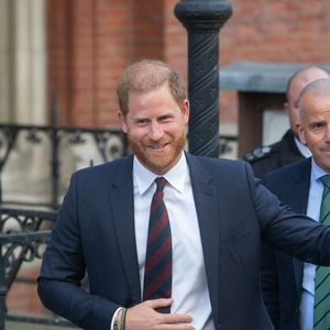 Le prince Harry, duc de Sussex à l'issue du 2ème jour de son appel de la décision de la Haute Cour à propos de son droit à des gardes du corps armés payés par le contribuable, le 9 avril 2025. Zuma Press / Bestimage