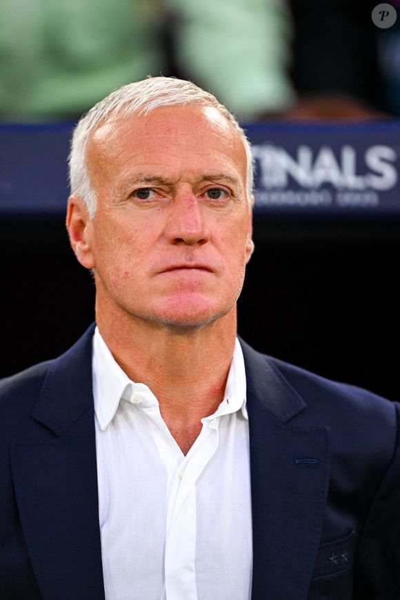 Didier Deschamps, entraîneur de la France, lors du match de l'UEFA Nations League entre l'Espagne et la France à la Mercedes-Benz Arena le 5 juin 2025 à Stuttgart, Allemagne. Photo de Baptiste Fernandez/Icon Sport/ABACAPRESS.COM