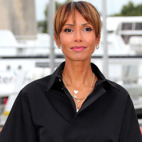 La comédienne et membre du jury Sonia Rolland - Photocall du jury du festival de la fiction TV de La Rochelle le 10 septembre 2024. © Patrick Bernard/Bestimage