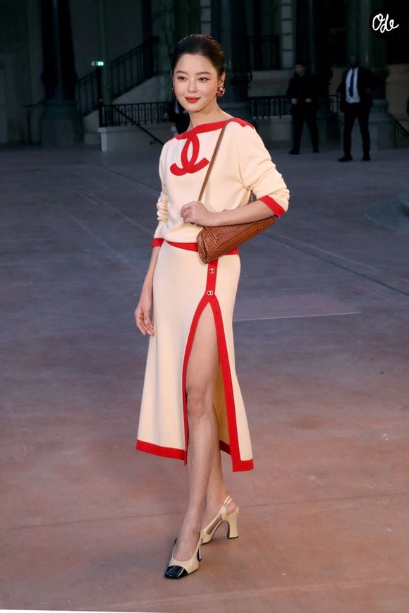 Xin Zhilei - Célébrités au Défilé Chanel, Collection Prêt-à-porter Printemps / Eté 2027 dans le cadre de la Fashion Week de Paris, France, le 05 Octobre 2026. © Bertrand Rindoff / Bestimage