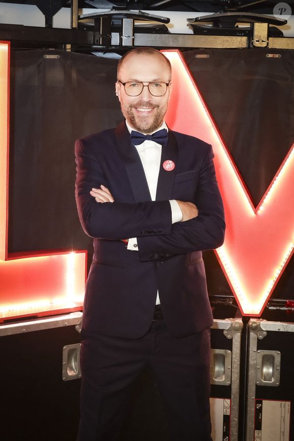 Exclusif - Nicolas Rossignol en backstage du concert du gala de Noël de l'association Tout le monde contre le cancer fête ses 20 ans diffusé le 24 décembre sur M6 à l'Adidas Aren Porte de la Chapelle à Paris, France, le 4 décembre 2025. © Jack Tribeca/Bestimage