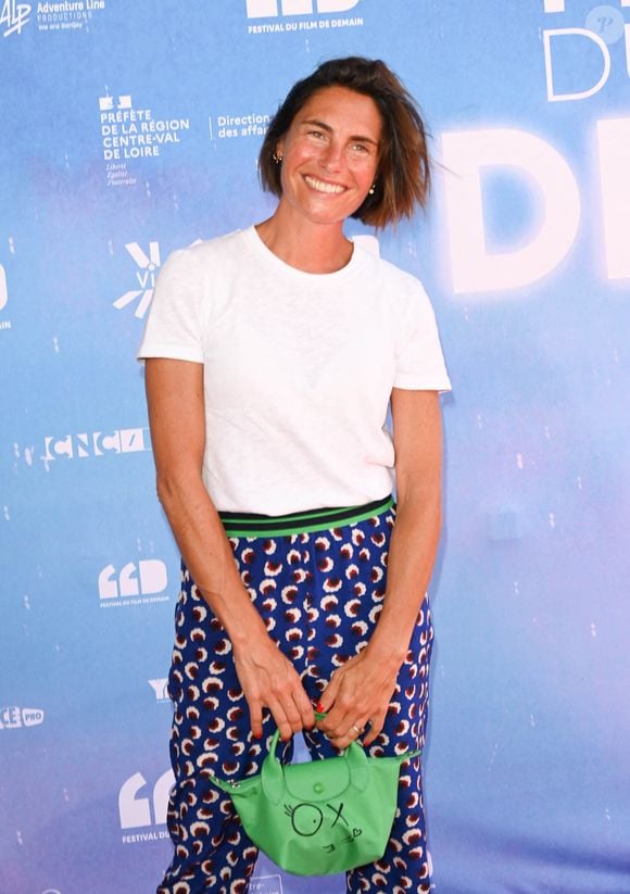 Alessandra Sublet au photocall de la première édition du Festival du Film de Demain au Ciné Lumière à Vierzon, France, le 4 juin 2022. © Coadic Guirec/Bestimage