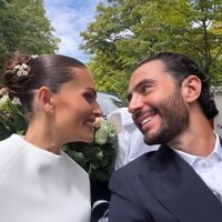 "Sunset Party" : Nouvelles photos du mariage de Thylane Blondeau dans une autre robe épurée, son mari réagit