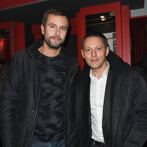Exclusif - François Roelants et son mari Marc-Olivier Fogiel - People au concert de Dave à Bobino à Paris le 18 novembre 2019. © Coadic Guirec/Bestimage