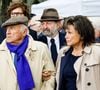 Ce lundi 2 juin 2025, l'historien et académicien Pierre Nora - qui partagé sa vie depuis plusieurs années - est décédé à l'âge de 93 ans.
Pierre Nora et son épouse Anne Sinclair, Inès de la Fressange et son compagnon Denis Olivennes (second rang) - Sorties des obsèques de l'avocat pénaliste, ancien ministre, grand officier de la Légion d'honneur, Georges Kiejman au cimetière du Montparnasse dans le 14ème arrondissement de Paris, France, le 12 mai 2023. © Cyril Moreau/Bestimage