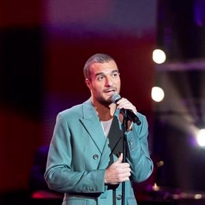 Amir Haddad - Enregistrement de l'émission "La fête de la chanson française" à Paris, présentée par L.Thilleman et A.Manoukian, et diffusée le 20 décembre sur France 3
© Pierre Perusseau / Bestimage