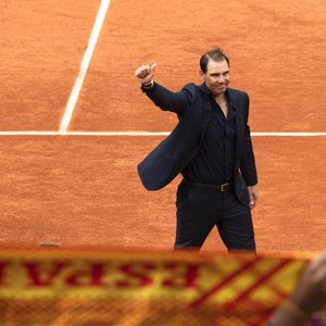 Cérémonie d'hommage pour Rafael Nadal le 25 mai 2025. © Cyril Moreau-Dominique Jacovides / Bestimage
