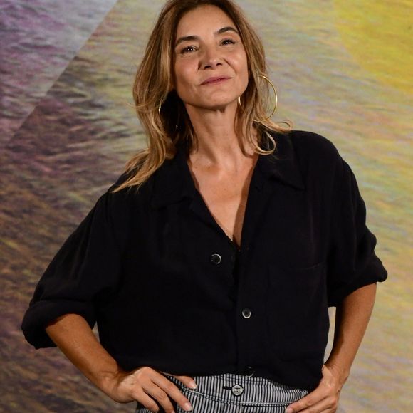 Clotilde Courau - Photocall du film suisse "Le Lac" lors du 78ème Festival international du film de Locarno, le 14 août 2025. Non seulement c'est le seul long métrage helvétique en compétition mais c'est également le premier film du Romand F.Aragno. C.Courau y partage l'affiche avec le navigateur B.Stamm, tourné sur les eaux du lac Léman.
© Romain Doucelin / Bestimage