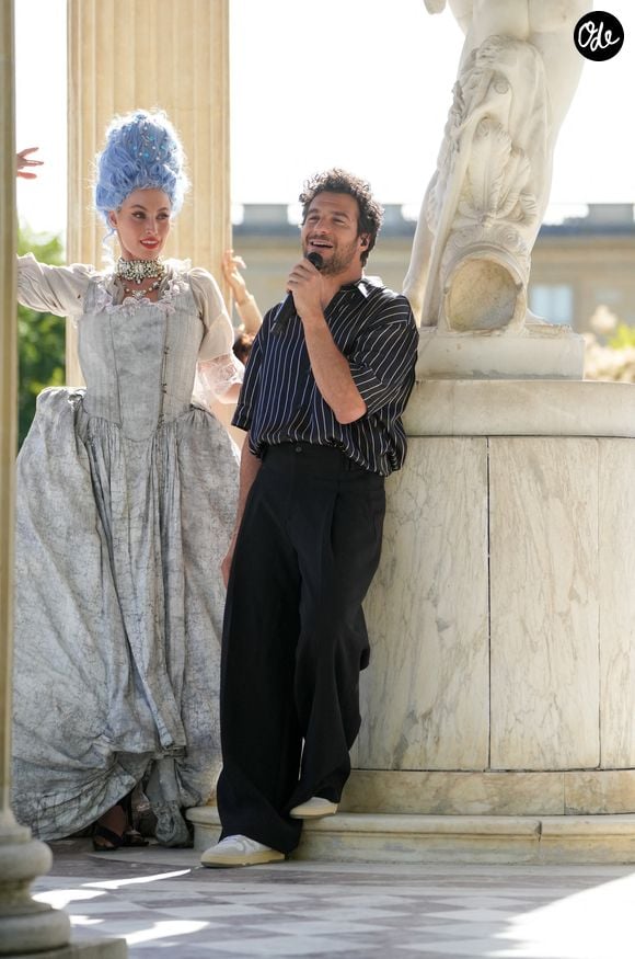 Exclusif - Amir lors de l'enregistrement de l'émission "Versailles en fêtes" diffusée le 5 septembre 2026 sur France 2, à Versailles, France, le 6 juillet 2026. © Guebey-Tribeca/Bestimage