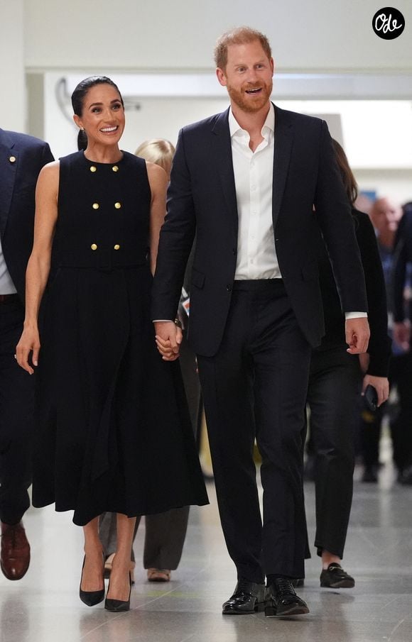 Le duc et la duchesse de Sussex (le prince Harry et Meghan Markle) lors d'une visite au Royal Children's Hospital de Melbourne, dans l'État de Victoria, au premier jour de leur voyage officiel en Australie. Date de la photo. © Jonathan Brady / PA Photos / Bestimage