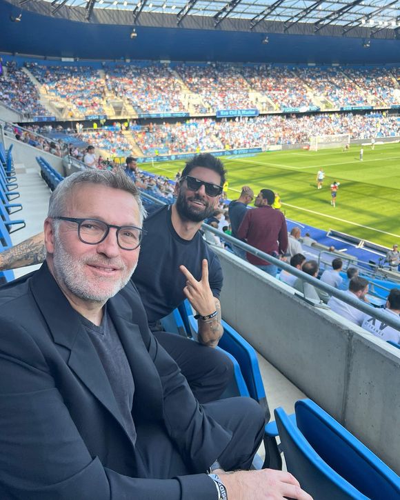 Laurent Ruquier et son compagnon Hugo Manos