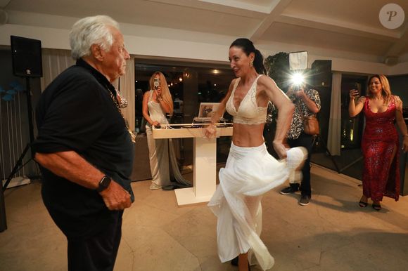 Massimo Gargia lors de la fête d'anniversaire de M.Gargia (85 ans)  à l'Hôtel de Paris à Saint-Tropez le 20 août 2025.

© Franz Chavaroche / Bestimage