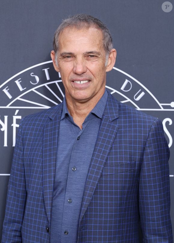 Exclusif - Paul Belmondo au photocall du Festival du Cinéma Francais et de la gastronomie d'Aix-Les-Bains, France, le 7 juin 2025. © Denis Guignebourg/Bestimage
