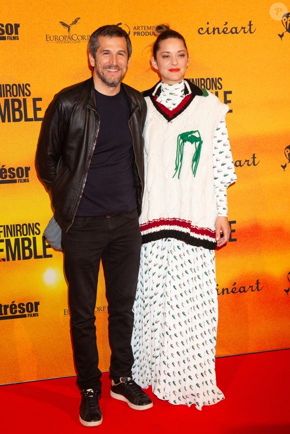 Marion Cotillard et Guillaume Canet lors de l'avant-première du film "Nous finirons ensemble" au cinéma UGC Brouckère à Bruxelles, Belgique, le 23 avril 2019. © Alain Rolland/ImageBuzz/Bestimage