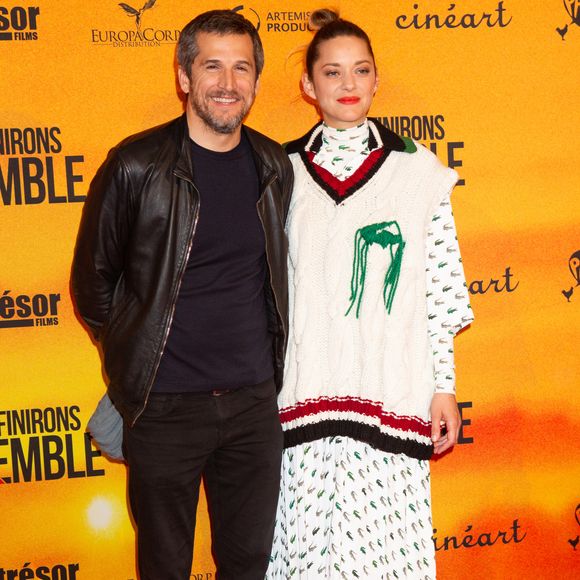 Marion Cotillard et Guillaume Canet lors de l'avant-première du film "Nous finirons ensemble" au cinéma UGC Brouckère à Bruxelles, Belgique, le 23 avril 2019. © Alain Rolland/ImageBuzz/Bestimage