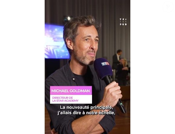 Michaël Goldman reprend son poste de directeur de la Star Academy.
