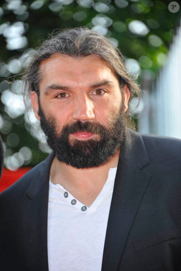 Sébastien Chabal à l'inauguration de "Jardins, Jardin" aux Tuileries le 31 mai 2012 ©AGENCE / BESTIMAGE