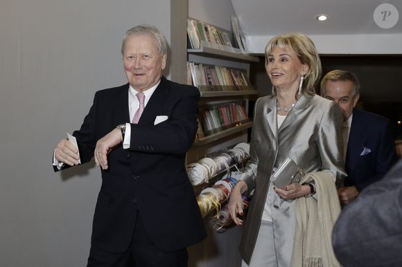 Wolfgang Porsche et sa femme Claudia - Traditionnel dîner MSC avant l'ouverture pour la 55ème Conférence sur la sécurité de Munich le 15 Février 2019. API / BESTIMAGE