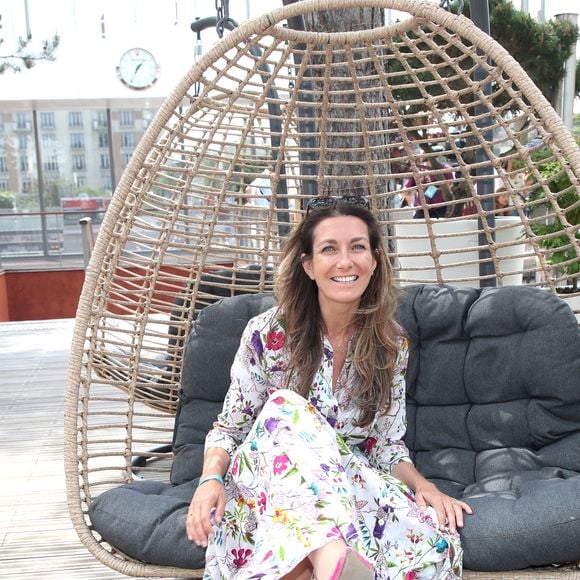 Exclusif - Anne-Claire Coudray - Célébrités aux Internationaux de France de Tennis de Roland Garros 2023 - Jour 13 à Paris le 09 Juin 2023. © Bertrand Rindoff / Bestimage