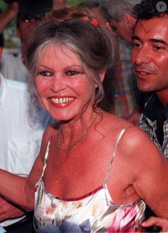 Bernard Montiel et Brigitte Bardot