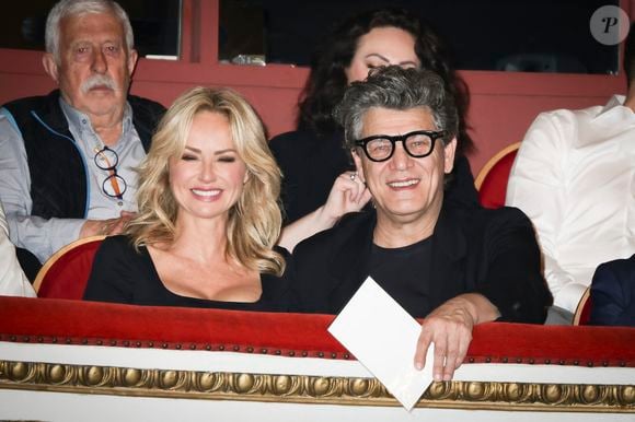 Exclusif - Adriana Karembeu et son compagnon Marc Lavoine -  Concerto pour la paix de Omar Harfouch au théâtre de Béziers le 8 mai 2025. © Jack Tribeca / Bestimage
