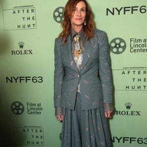 Julia Roberts assiste à la montée des marches de la soirée d'ouverture du 63e Festival du film de New York, à l'occasion de la première du film "After The Hunt", à l'Alice Tully Hall du Lincoln Center, à New York, le 26 septembre 2025.

© Sonia Moskowitz Gordon/ZUMA Press Wire