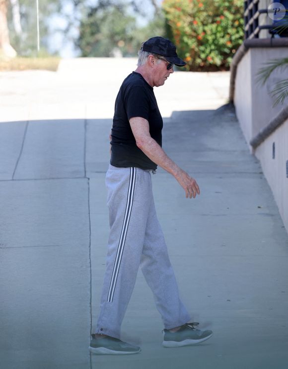 En randonnée avec sa femme puis dans les rues de Los Angeles, l'ex Mitch d'Alerte à Malibu inquiète ses fans. Affaibli et méconnaissable, il paye aujourd'hui le prix de ses nombreux excès
Le Hoff a été vu en train de se rendre à une réunion à Los Angeles.
Backgrid USA / Bestimage