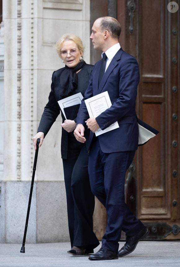 Lord Frederick Windsor et la princesse de Kent - Arrivée du cercueil de la duchesse de Kent en l'abbaye de Westminster à Londres le 15 septembre 2025 Dana Press / Bestimage