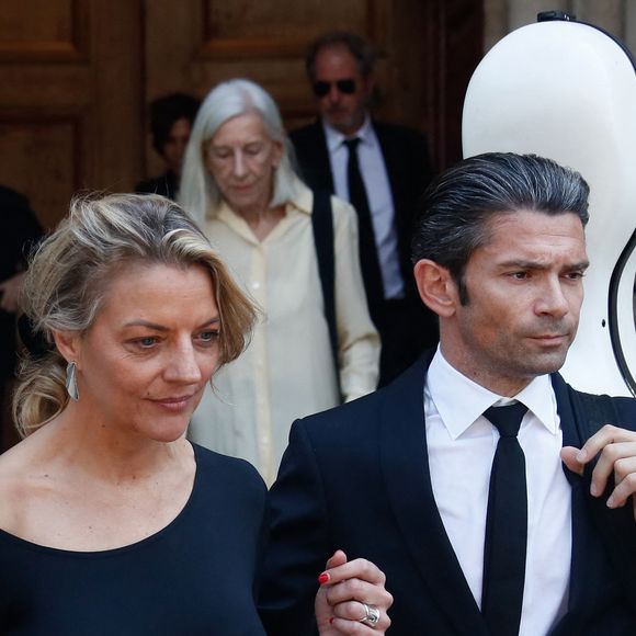 Gautier Capuçon - Sorties des obsèques de Philippe Labro dans l'église de Saint-Germain-des-Prés à Paris le 13 juin 2025. © Dominique Jacovides - Christophe Clovis / Bestimage