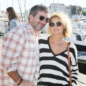 Ingrid Chauvin et Philippe Warrin au photocall de la série "Demain nous appartient" lors de la 24ème édition du Festival de la Fiction TV de La Rochelle, France, le 17 septembre 2022. © Patrick bernard/Bestimage