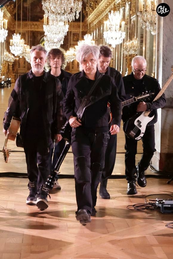 Exclusif - Nicola Sirkis et son groupe Indochine - Backstage de l'enregistrement de l'émission "Le Grand Echiquier, le printemps à Versailles", présentée par C.Chazal et diffusée le 31 mars sur France 2
© Jack Tribeca / Bestimage