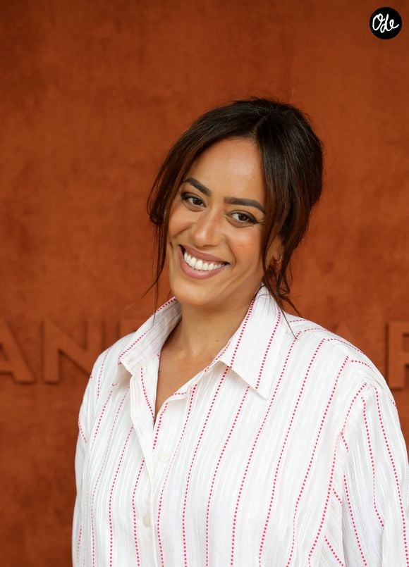 Amel Bent au village des Internationaux de France de tennis de Roland Garros à Paris le 12 juin 2021. © Dominique Jacovides / Bestimage