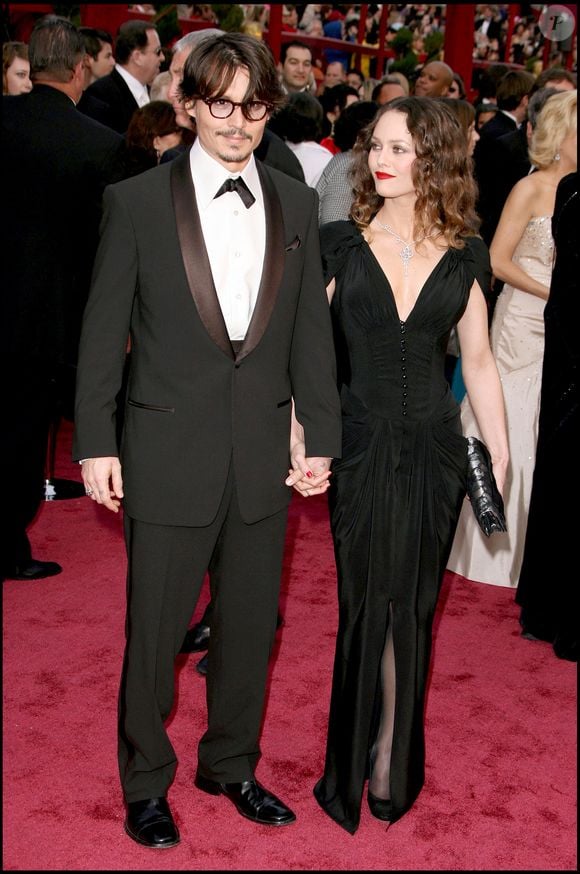 Johnny Depp et Vanessa Paradis aux Oscar (archive)