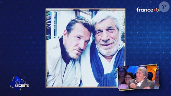 Jean-Pierre Castaldi et Benjamin Castaldi dans La Boîte à secrets le 9 janvier 2026. Capture France 3