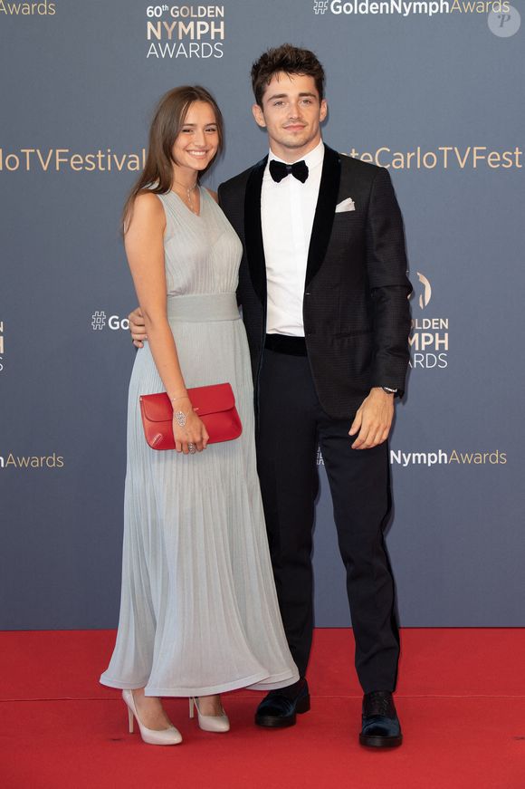 Charles Leclerc et Charlotte Sine assistent à la cérémonie de clôture du 60e Festival de télévision de Monte-Carlo le 22 juin 2021 à Monte-Carlo, Monaco. Photo par David Niviere / ABACAPRESS.COM